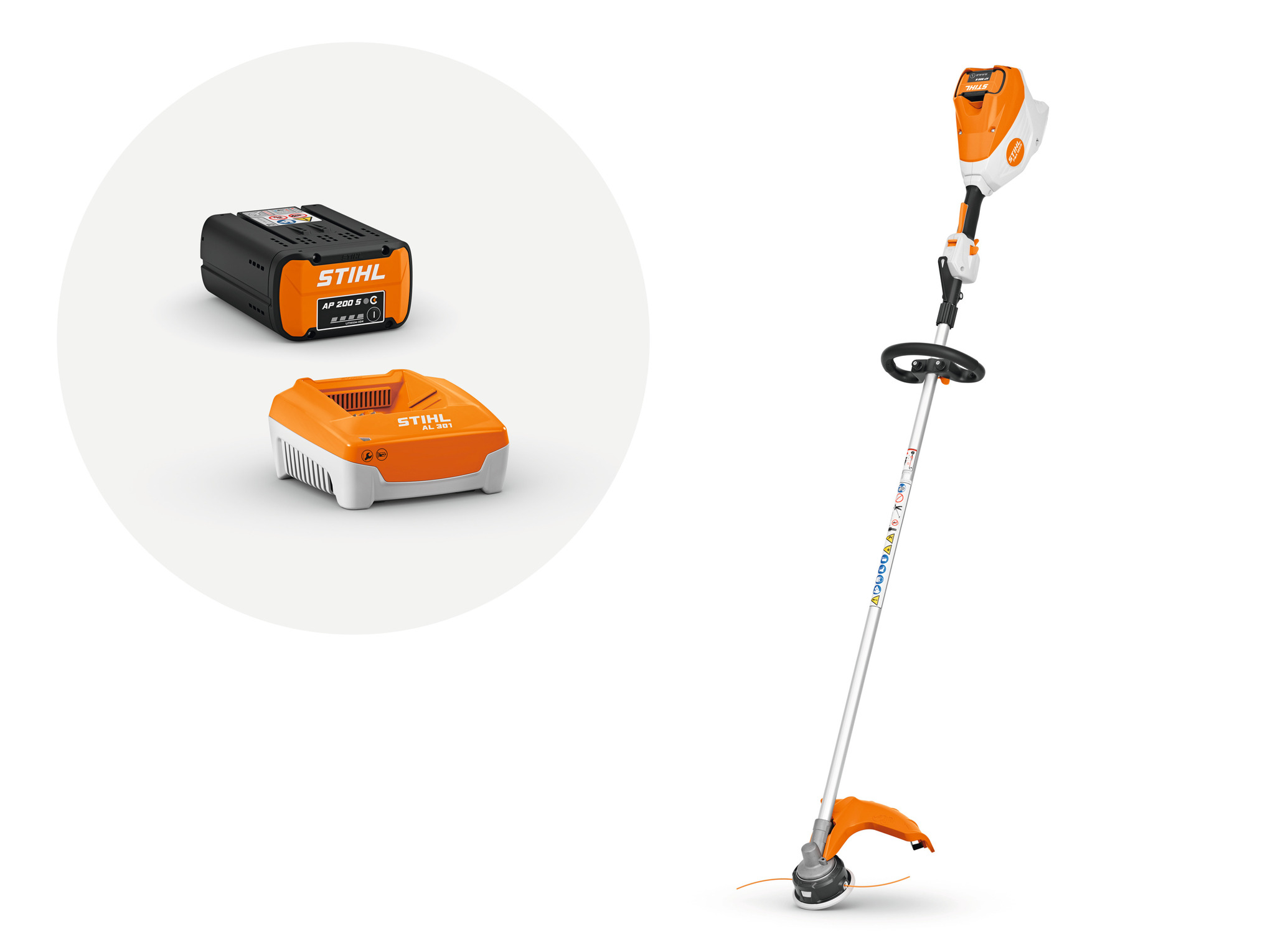 STIHL FSA 120 R Set w/battery & charger
