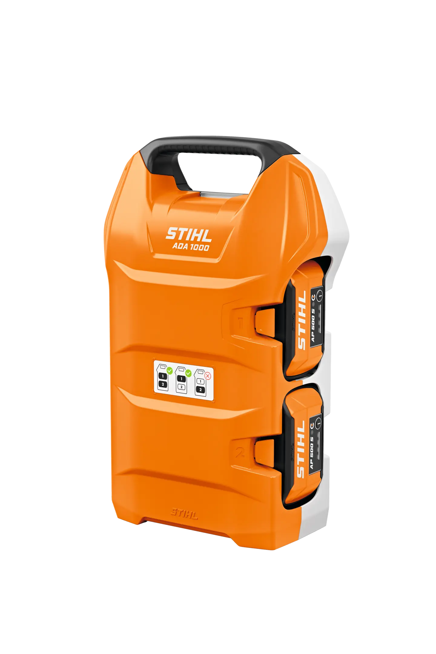 The lightweight ADA 1000 adapter equips users with the consecutive power of two AP batteries in one.