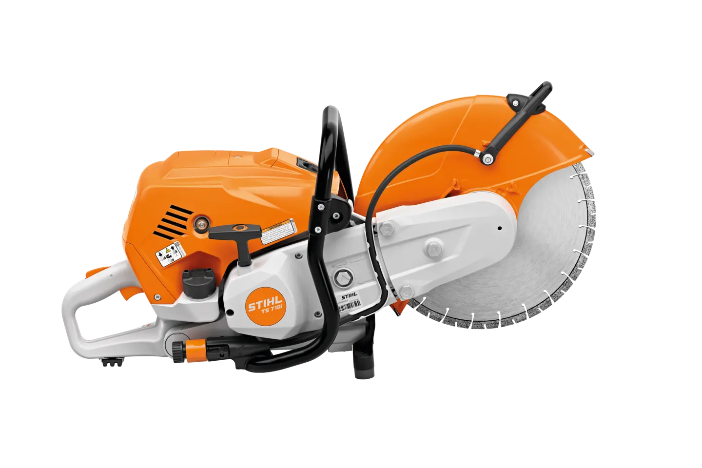 High-powered cut-off machine designed with lightweight durability and efficient maneuverability.