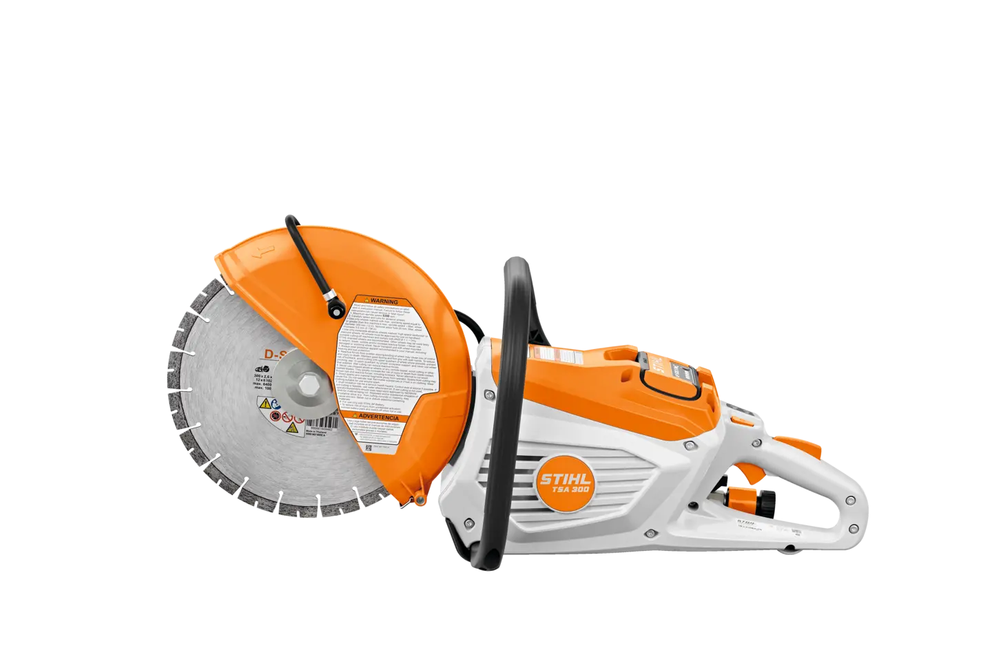 The TSA 300 STIHL Cutquik® is a battery-powered cut-off machine that is designed to be powerful, easy to handle, simple to use, and low maintenance.