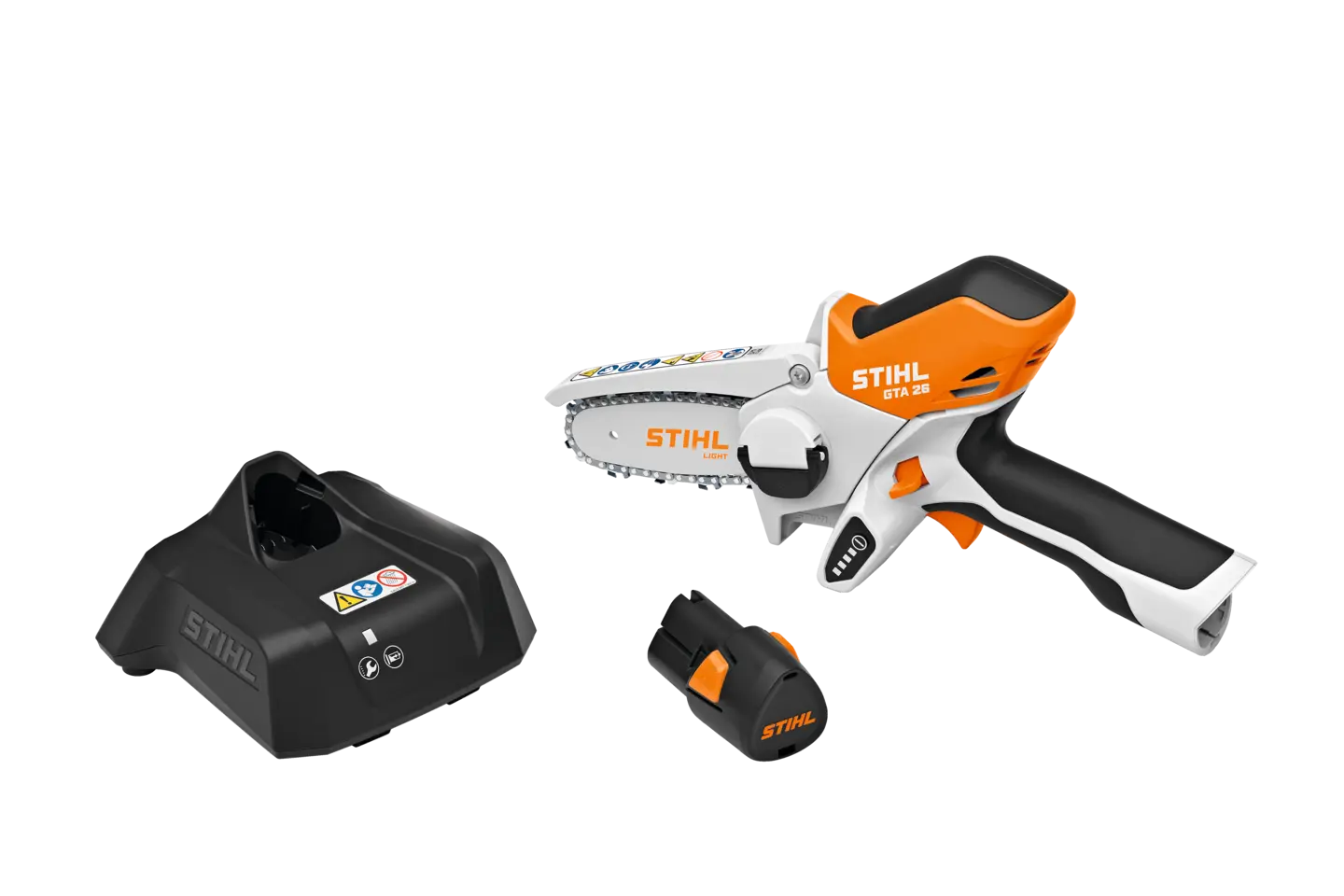 ​The GTA 26 is a versatile battery-powered garden pruner that offers high cutting performance, power, and precision in a lightweight handheld tool.