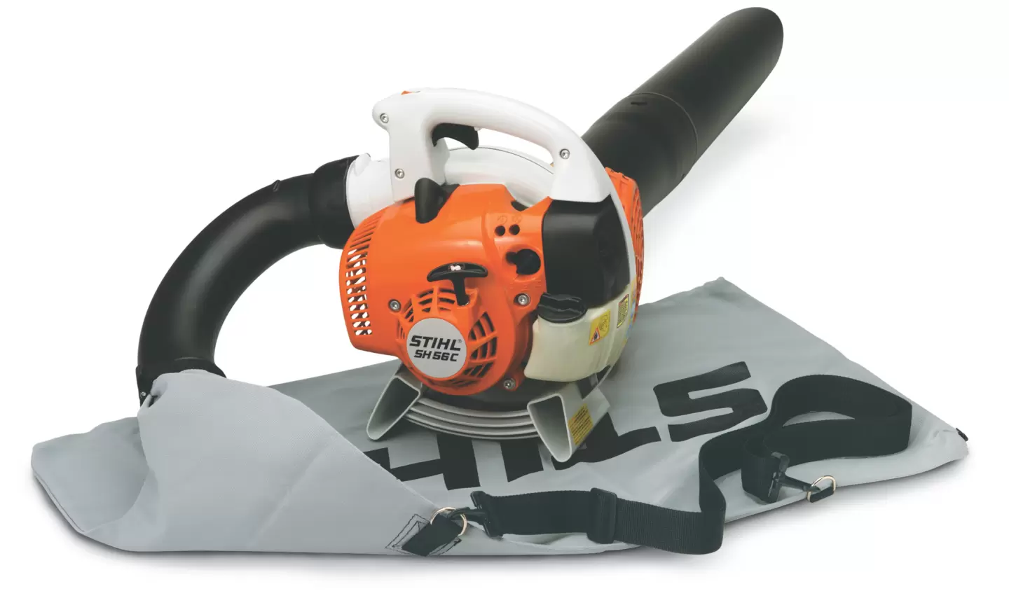 The convenience of the Easy2Start™ system makes it easy to vacuum and shred yard debris.