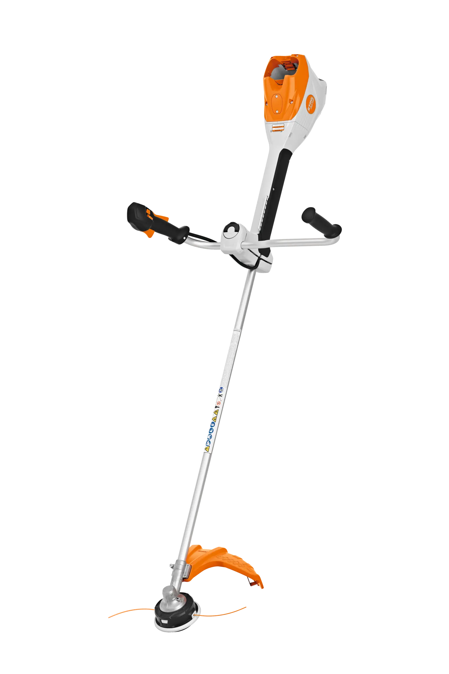 This powerful battery-powered bike-handle trimmer is designed for professionals to take on a wide range of landscaping projects.