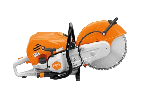 High-powered cut-off machine designed with lightweight durability and efficient maneuverability.