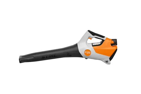 Lightweight, compact battery blower ideal for small cleanup tasks around the home or yard.
