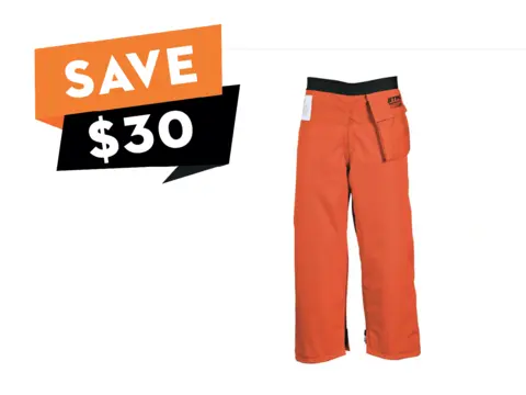 STIHL Dynamic Apron Chaps — Orange