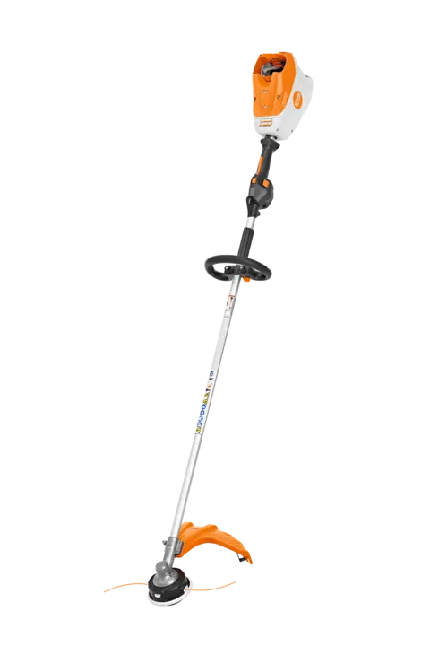 This lightweight and powerful battery-powered loop-handle trimmer is built for professionals to take on a wide range of landscaping jobs.
