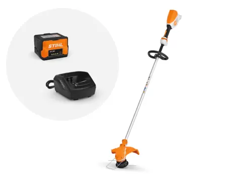 Powerful and lightweight, this battery-powered trimmer features a variable-speed trigger.