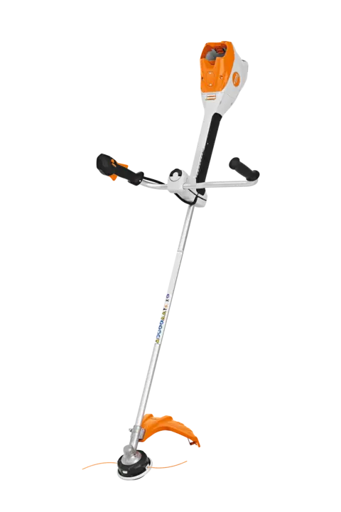 This powerful battery-powered bike-handle trimmer is designed for professionals to take on a wide range of landscaping projects.