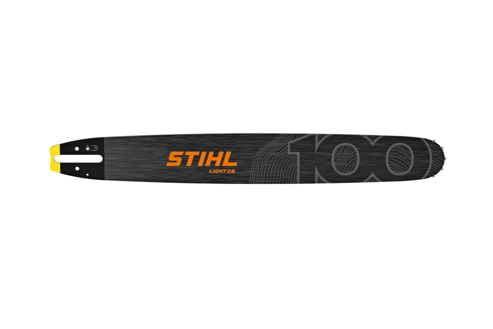Guide-chaîne STIHL Light 06, 3/8", 1,6 mm – Édition spéciale 100e anniversaire de STIHL