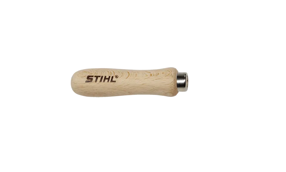 Houten handvat voor vijl