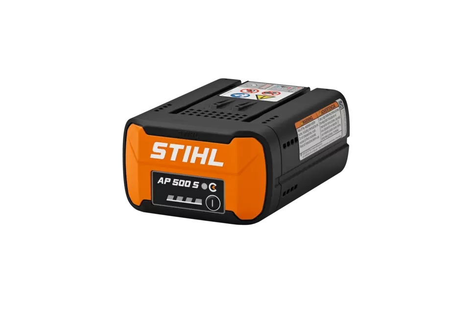 The AP 500 S is the most powerful STIHL AP System battery.