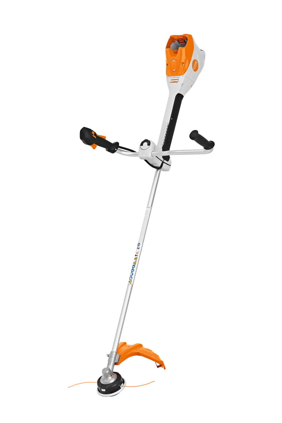 This powerful battery-powered bike-handle trimmer is designed for professionals to take on a wide range of landscaping projects.