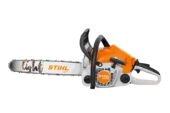 STIHL MS 162 chainsaw: lightweight, powerful, and efficient. Perfect for home use with an ergonomic design, and robust performance for its class.
