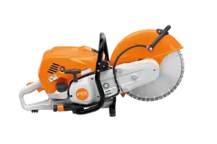 High-powered cut-off machine designed with lightweight durability and efficient maneuverability.