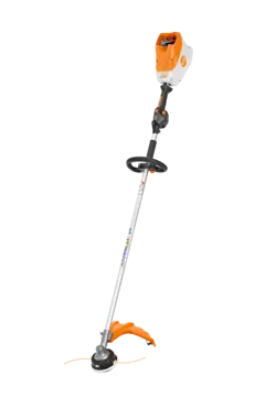 This lightweight and powerful battery-powered loop-handle trimmer is built for professionals to take on a wide range of landscaping jobs.